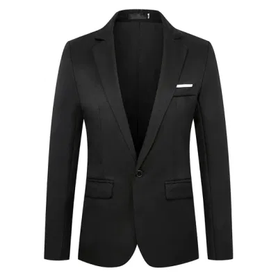 Nuevo traje para hombres Inventario de tendencias de moda Casual Slim Fit Four Seasons Color sólido Traje pequeño Ropa de abrigo para hombres